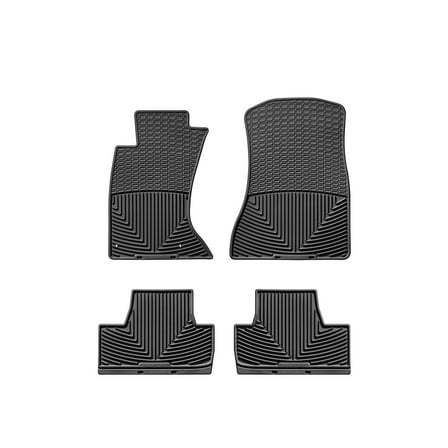 WeatherTech All-Weather Floor Mats compatible with 2006-2013 Lexus IS - 1st & 2nd Row, Black