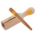 thumbnail image 1 of SEWCHICS Jouet Musical d'Apprentissage Précoce Orff Instrument de Percussion Beige pour Leçons en Intérieur 1 Ensemble, 1 of 8