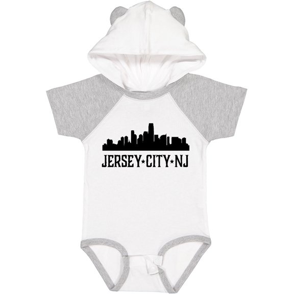 Inktastic Jersey City New Jersey City Skyline Boys or Girls Baby Bodysuit