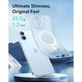 thumbnail image 3 of Funda de teléfono ESR para iPhone 16, compatible con MagSafe, Frosted Bl, 3 of 7