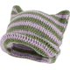 thumbnail image 1 of Women's Cat Beanie Crochet Hats with Ears Knitted Winter Warm Elastic Cap Slouchy for Girls Adults Kids, 1 of 5
