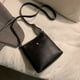 thumbnail image 3 of Mini Vegan Crossbody Tote Bag, Trendy PU Shoulder Bag, Women's Casual Handbag & Bucket Hobo Purse (7.87"x7.48"x1.98"), 3 of 5