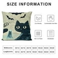 thumbnail image 5 of Halloween Pillow Covers Ghost Outdoor Fall Halloween Decorations Indoor Decorative Throw Pillows Cases for Home Room Couch Decor, 5 of 5