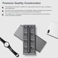 thumbnail image 3 of TFixol 49-in-1 Precision Screwdriver Set with Magnetic Handle for Electronics Repair, Compact Black Tool Kit with 48 Bits, Pry Tools, and Storage Box, 3 of 6