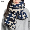 thumbnail image 2 of Scarfs for Women Winter Scarf for Women Cold Weather Scarves & Wraps Womens Scarf - blue, 2 of 5