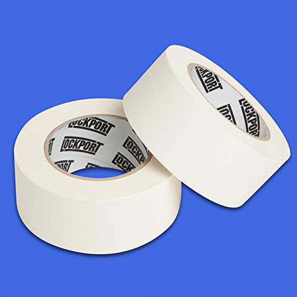 Lockport Waterproof Gaffer Tape, White, 2 Pack, 2'' x 30 Yard
