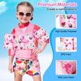 thumbnail image 3 of Chaleco de natación MoKo Toddler para niños de 10 a 30 kg, niños y niñas, color rosa, 3 of 4