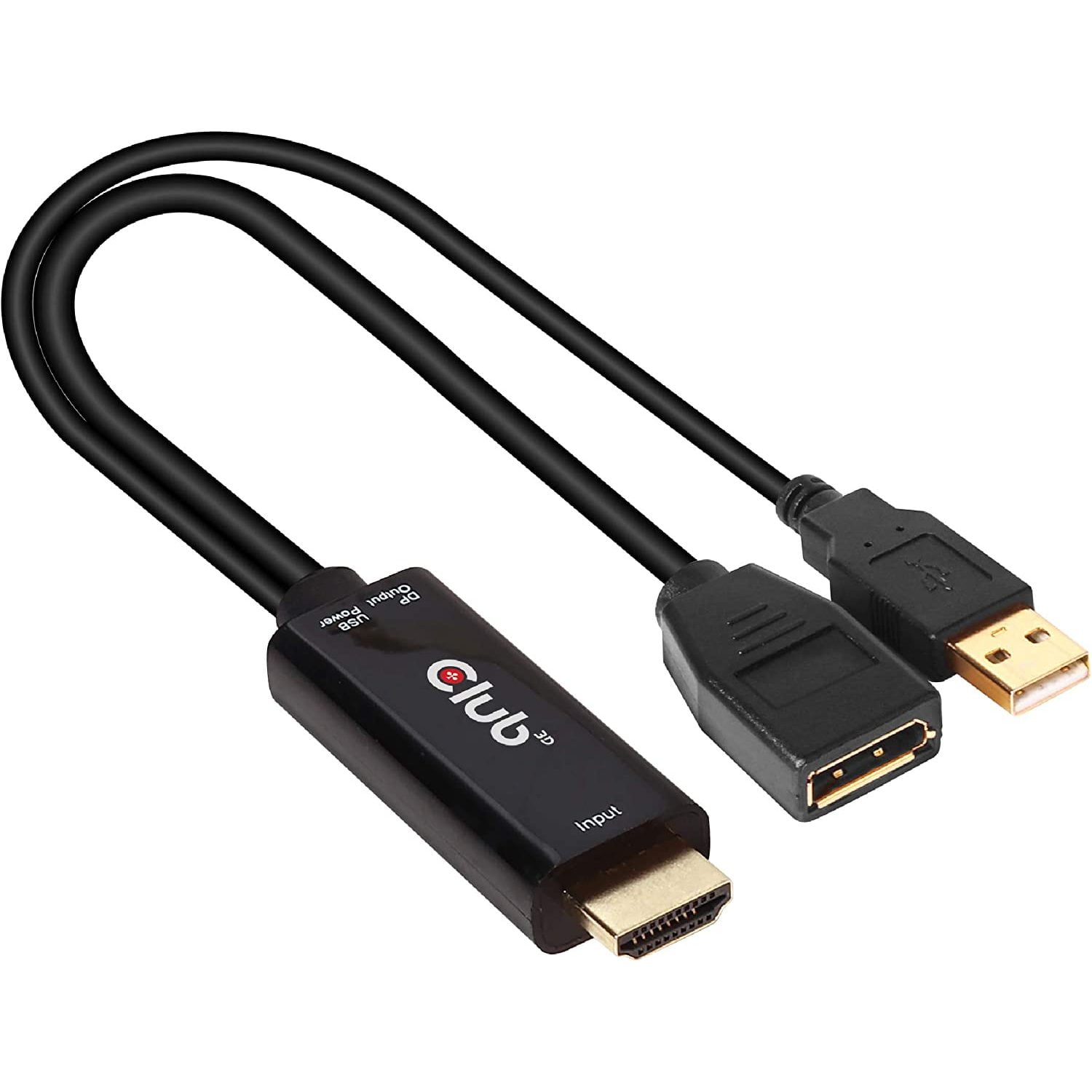 Codllyne 4K 60Hz HDMI to DisplayPort Video Adapter w/USB Power HDMI 2