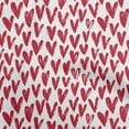 thumbnail image 1 of oneOone Cotton Flex Red Fabric Valentine Heart Fabric For Sewing Printed Craft Fabric By The Yard 40 Inch Wide, 1 of 5