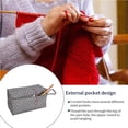 thumbnail image 3 of Moyic Bolsa de ganchillo para almacenamiento de hilo, saco de tejer, exquisitos accesorios para el hogar de larga duración, ganchos De coser 13*17*30cm, 3 of 6