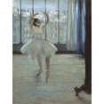 thumbnail image 2 of Degas, Edgar 15x18 White Modern Wood Framed Museum Art Print Titled - The Dancer at the Studio, 2 of 4