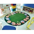 thumbnail image 3 of Stumped 7'8" x 10'9" Oval Area Rug In Color Multi, 3 of 5