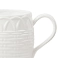 thumbnail image 2 of Lenox Wicker Creek White 18 oz White Bone China Mugs (Set of 4), 2 of 4