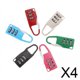 thumbnail image 1 of candados con contraseña,Candados de combinación de 3 dígitos Candados para equipaje,Cerradura con código Bolsa de viaje Casilleros para maletas,Equipaje de gimnasio Cerradura con código de, 1 of 8