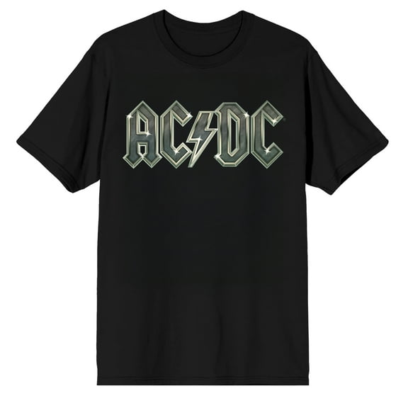 ACDC Polished Amp Logo Short Sleeve Adult T-Shirt-Small