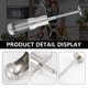 thumbnail image 4 of Cherry Pitter Tool, Food Grade Thickened Stainless Steel, Durable and Easy to Clean, Push Type, Large 35mm Cherry Seed Remover, Suitable for Olives, Red Dates, Green Dates and Other Pitter, 4 of 5