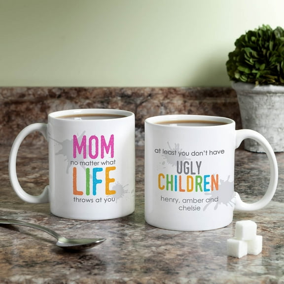 "What Life Throws At You" Personalized Coffee Mug