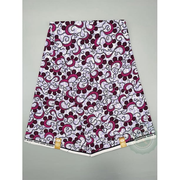 Tissu Wax Africain (Ankara) Coton Imprimé Cire Véritable - Prix Au Mètre, Neuf, Pour Couture Ou Artisanat