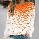 thumbnail image 5 of Ailaofu Spooky Season Sweatshirts Halloween Sweatshirt Women - Halloween Graphic Crewneck Tops Casual, 5 of 5