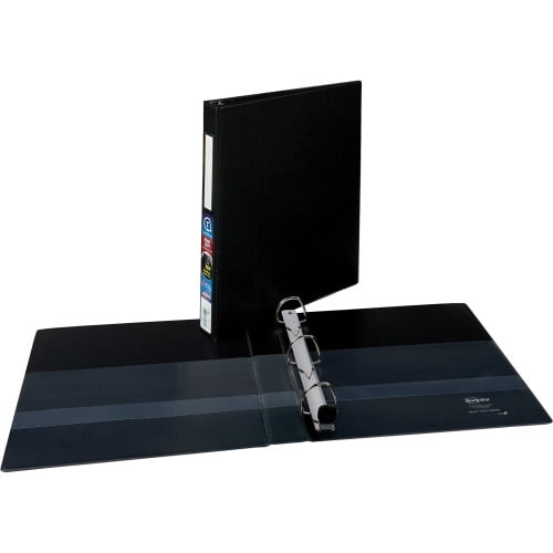 Avery Heavy-Duty Binder with Locking One Touch EZD Rings 1' Binder Capacity - Letter - 8 1/2' x 11' Sheet Size - 275 Sheet Capacity - 3 x D-Ring Fastener(s) - 4 Internal Pocket(s) - Chipboard, Po