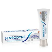 Sensodyne Extra Whitening Sensitive Teeth Whitening Toothpaste, Unflavored - 2.7 Oz, for Adults