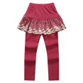 thumbnail image 2 of Richie House Girls' Pants with Lace Accented Skirt RH0887, 2 of 2