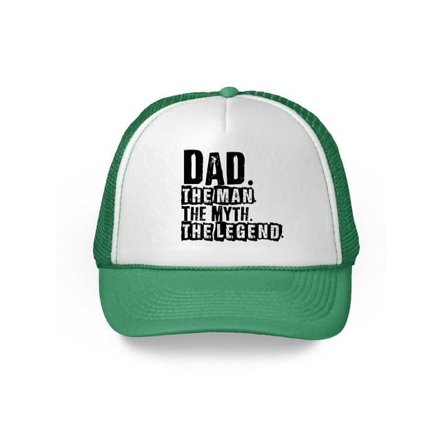 Awkward Styles Gifts for Dad Dad The Man The Myth The Legend Trucker Hat Legendary Dad Hat Funny Dad Hats with Sayings Dad The Man Snapback Hat Dad Accessories Funny Dad Gifts for Father's Day