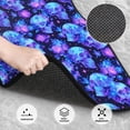 thumbnail image 3 of Fuzoiu Skull flower star sky Print Carpet Floor Mats for Car,Car Foot Mat Set,Universal Fit 4 Piece Mat Pad Set,Fits Most Cars Trucks Vans Sedans SUV Auto Carpet Mat Se, 3 of 7
