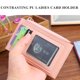 thumbnail image 3 of Cartera plegable de PU con múltiples ranuras para mujer, cartera para dinero en efectivo, bolsas de dinero con cremallera, 3 of 5