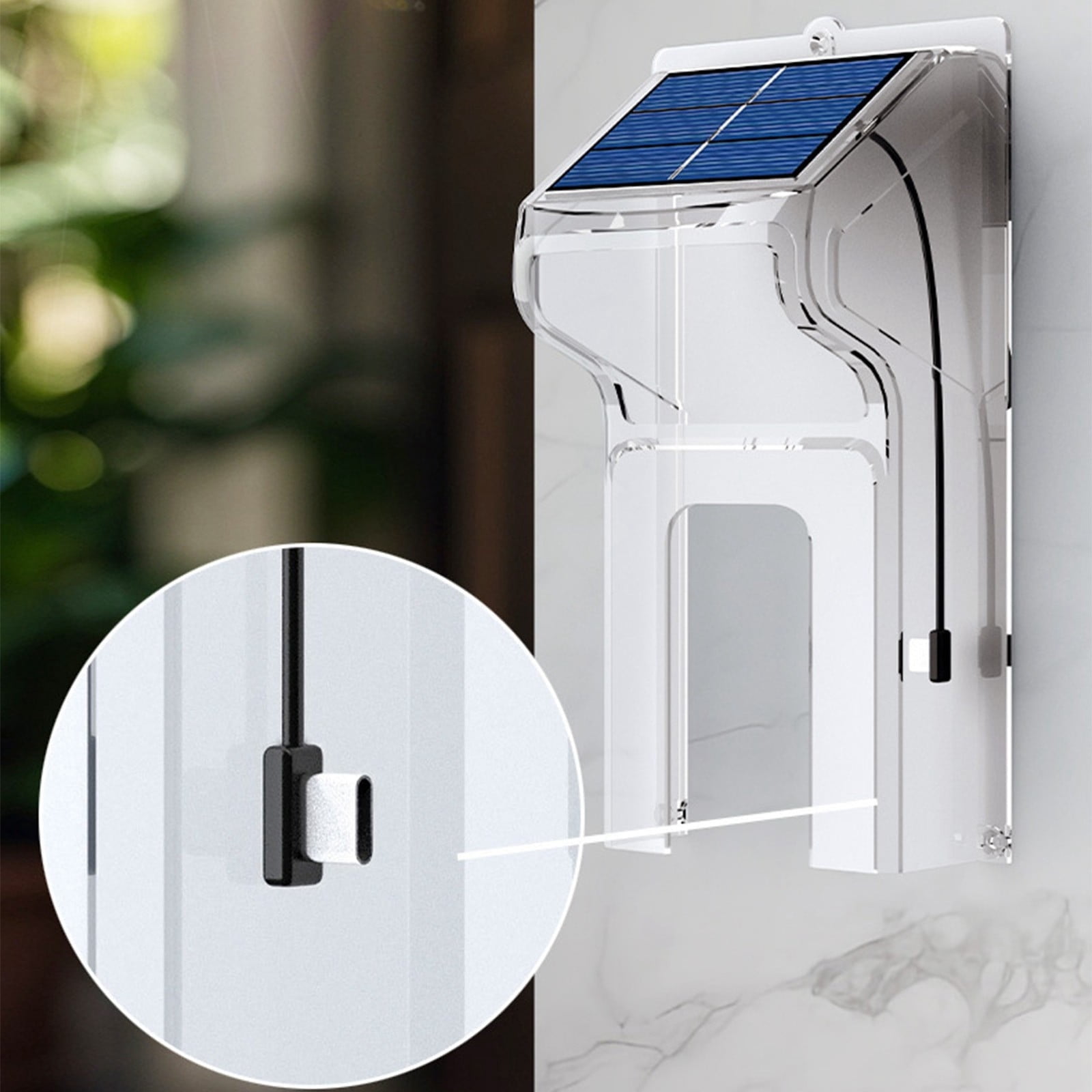 Solar Powered Doorbell — All-Weather Waterproof, Wireless Easy Installation with Adjustable Mount, Clear Chime Sound for Home