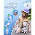 thumbnail image 5 of FUNWICT Kids Bike Helmet Boys Girls Bicycle Helmet for Kids 3-5-8 Breathable Adjustable Lightweight Kids Helmet and Pads Set for Cycling Skating Scooter Skateboard, 5 of 9