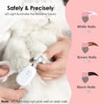 thumbnail image 6 of Oazouf Cat Nail Clipper with LED and UV Light, Pet Claw Trimmer with Safe Lock for Cats Dogs Rabbits Birds Small Animals, Pink, 6 of 10