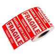 thumbnail image 2 of 1 Roll/500pcs Fragile Label Stickers Handle with Care Package Fragile Sticker, 2 of 2