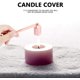 thumbnail image 4 of 1 extintor de velas de 7,5 x 0,9 pulgadas con mango largo y tubo recto para velas de té, boda, altar, chimenea, iglesia, boda, vela, extinción de incendios (oro rosa) brillar Electrónica, 4 of 5