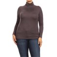 thumbnail image 2 of Women's Plus Size Long Sleeve Turtleneck Sweater Tops(Pack of 2), 2 of 5