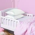 thumbnail image 5 of Ntbay 2 Pack Satin Toddler Pillowcases, Silky and Luxurious Travel Pillow Covers with Envelope Closure, 14" x 20", White, 5 of 5