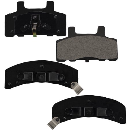 Gridiron Brakes Semi-Metallic Front Brake Pad Set Driver and Passenger Side - ID368 (Replaces Part# MKD368)