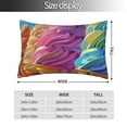 thumbnail image 2 of Salouo Rainbow Melting Ice Cream Pattern Pillow Cases,1PC Pillow Covers with Envelope Closure Decorative Pillow Case for Bed Couch,Pillows Not Included-16"x24", 2 of 6
