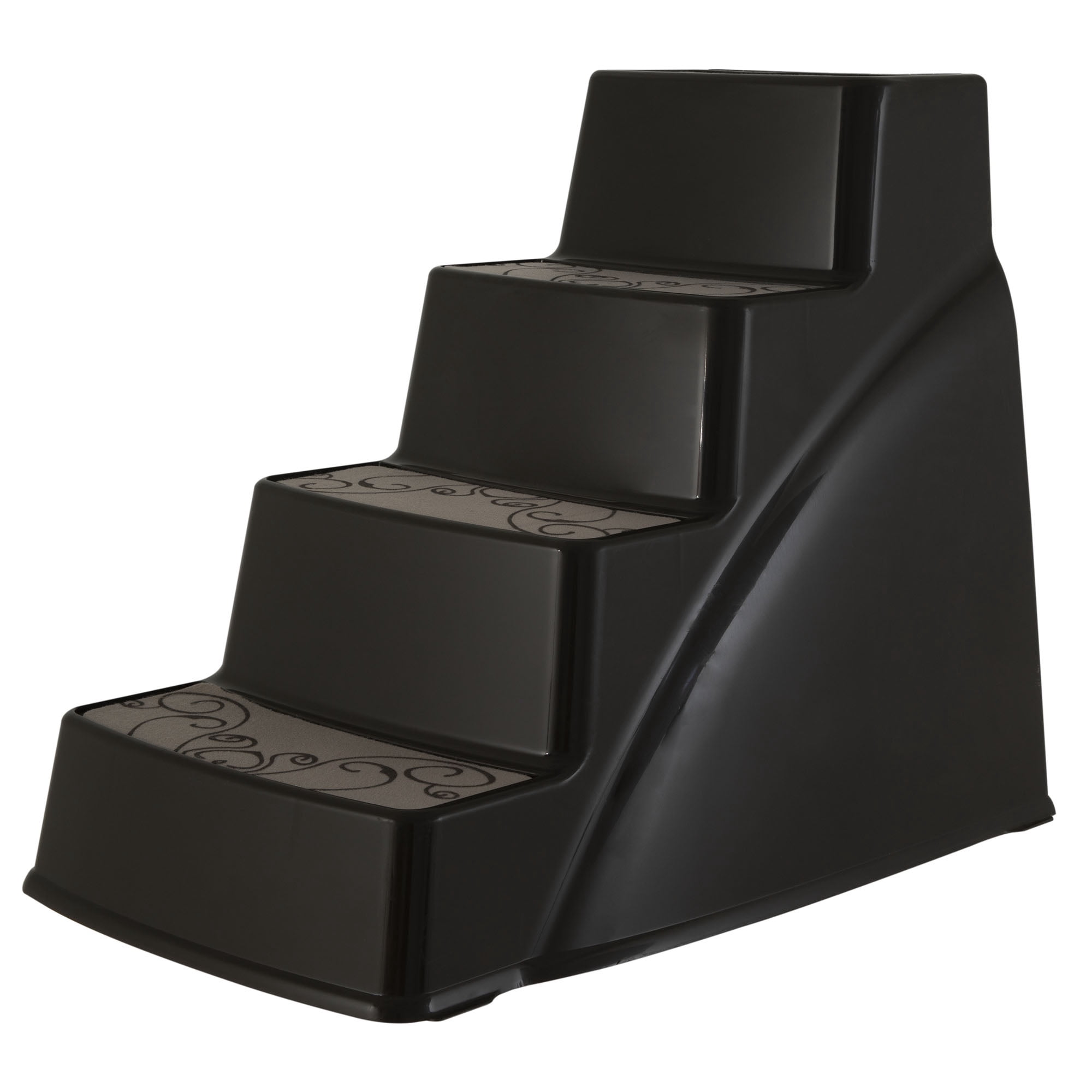 Petmate Pet Steps II Lightweight Plastic Dog Steps to Help Climb Sofas or Beds, 26" For Pets Up To 70 lb, Brown