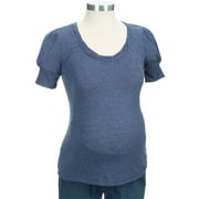 Maternity Twisted-Neckline Tee
