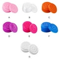 thumbnail image 3 of Soporte para pestañas de 100 Uds., cantidad abundante, paleta de pestañas ligeras de PVC, duradero, para principiantes, regalo para el hogar, Ayudas para vestirse con gancho de botón Rosa roja Qarigey  CE015313-05, 3 of 6