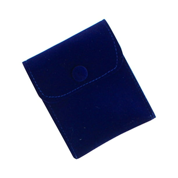 Toystoory 40X bolsa de joyería bolsa de almacenamiento bolsa de embalaje práctica pantalla antiarañazos mano de obra monedero oscuro 810CM Type2 NO2