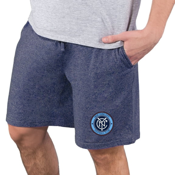 Men's Concepts Sport Navy New York City FC Quest Knit Jam Shorts