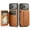 Brown, variant on Allytechgroup Wallet Case for iPhone 17 Pro Max, Slim Fit RFID Blocking Premium PU Leather Cards Holder Retro Shockproof Scratch Resistance Phone Case for iPhone 17 Pro Max Women Men, Brown