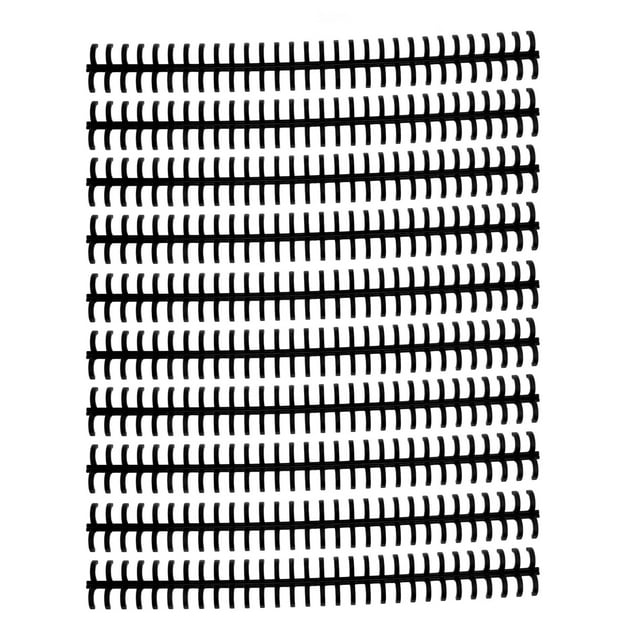 Loose Leaf Binding Spine Binding Comb Binding Spine Plastic Binding Rings 10 Pcs Loose Leaf Binding Spine 30 Hole Cuttable Wear Resistant PP Plastic 10mm Binding Comb For Student