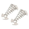 thumbnail image 2 of Pinces d'Ancrage de Pont, Forme d'Os de Poisson de Tendeur de Corde de Tente Réutilisable pour le Camping Argent, 2 of 8