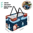 thumbnail image 2 of Christmas sled Large Capacity Reinforced Oxford Cloth Storage Bin - Reusable, Foldable Picnic Baskets, Decorative Box, and Tote Bag, 2 of 7