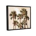 thumbnail image 3 of Summer Palm Trees Sky Landscape Photograph Jet Black Framed Art Print Wall Art, 3 of 6
