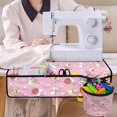 thumbnail image 4 of HELLHERO Rabbit Sewing Machine Pad Dustproof with 4 Pockets Premium Fabric Sewing Machine Mats for Most Sewing Machines, 4 of 5