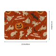 thumbnail image 6 of XMXT Non-Slip Machine Washable Bathroom Rugs Kitchen Door Mat, Halloween Pumpkin Mouse Polyester Bath Mats Rug for Kitchen Shower Bathtub Decor, 15.7 x 23.6 inches, 6 of 9